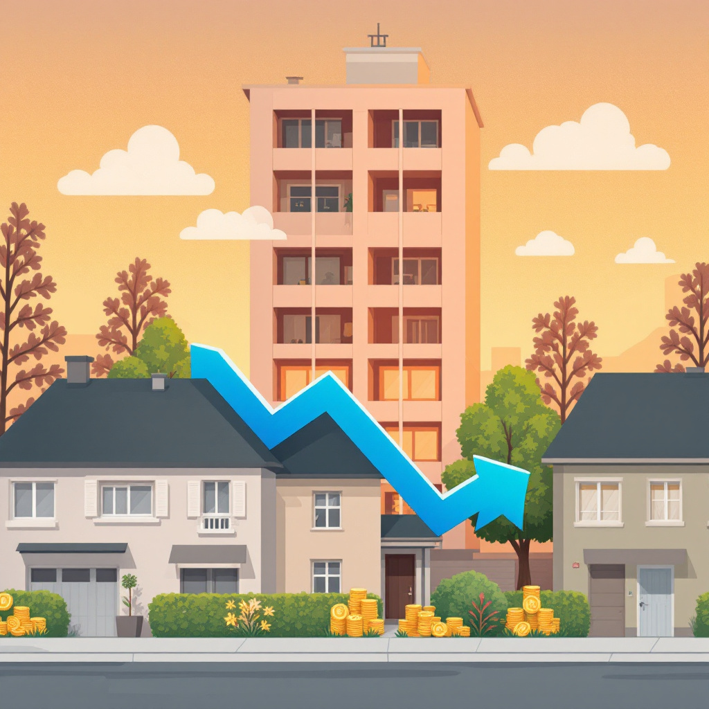 Baisse des prix immobiliers Baisse des prix immobiliers