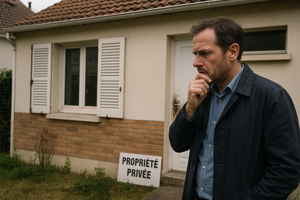 Squatteur dans sa maison Squatteur dans sa maison